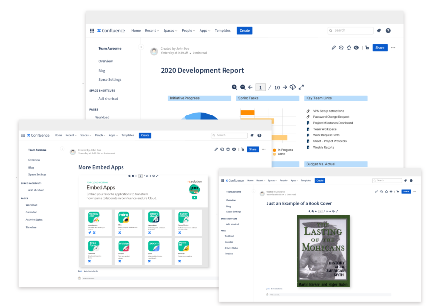 PDF Header Embed App