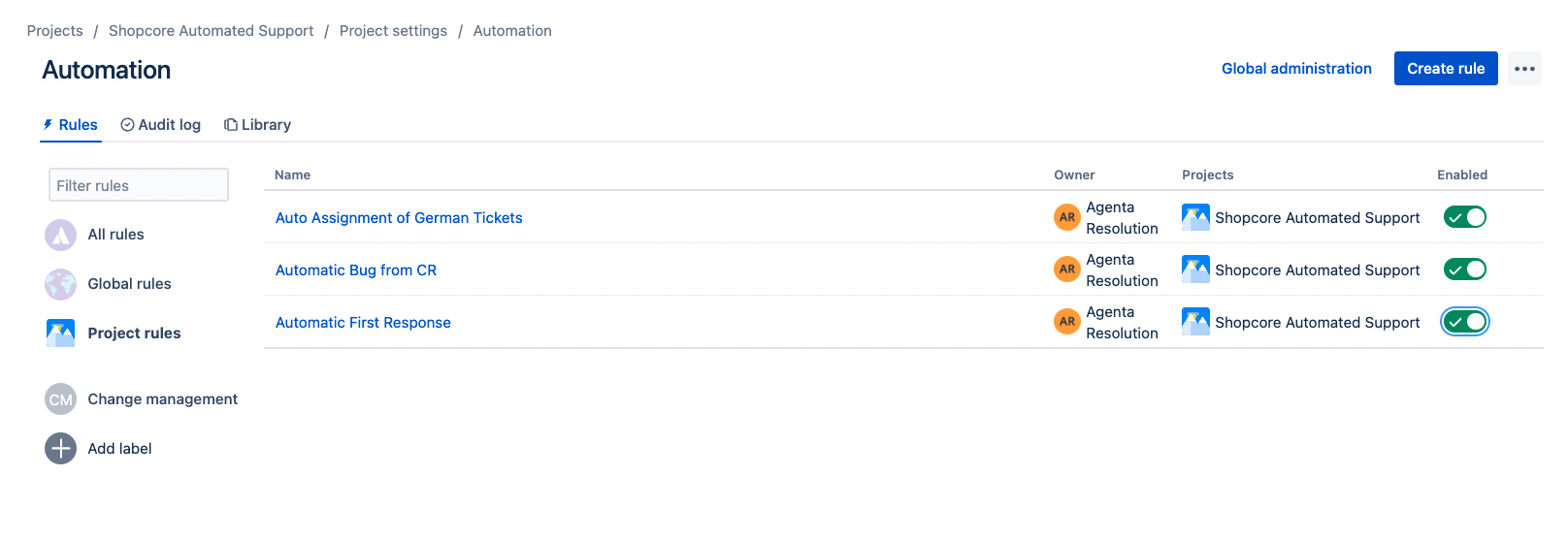 automations for building a hybrid chatbot