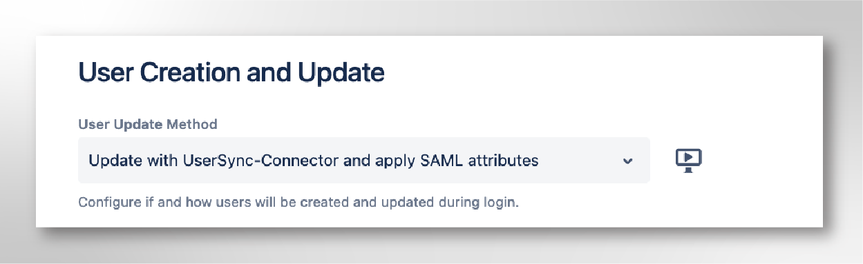 User Creation and Update option