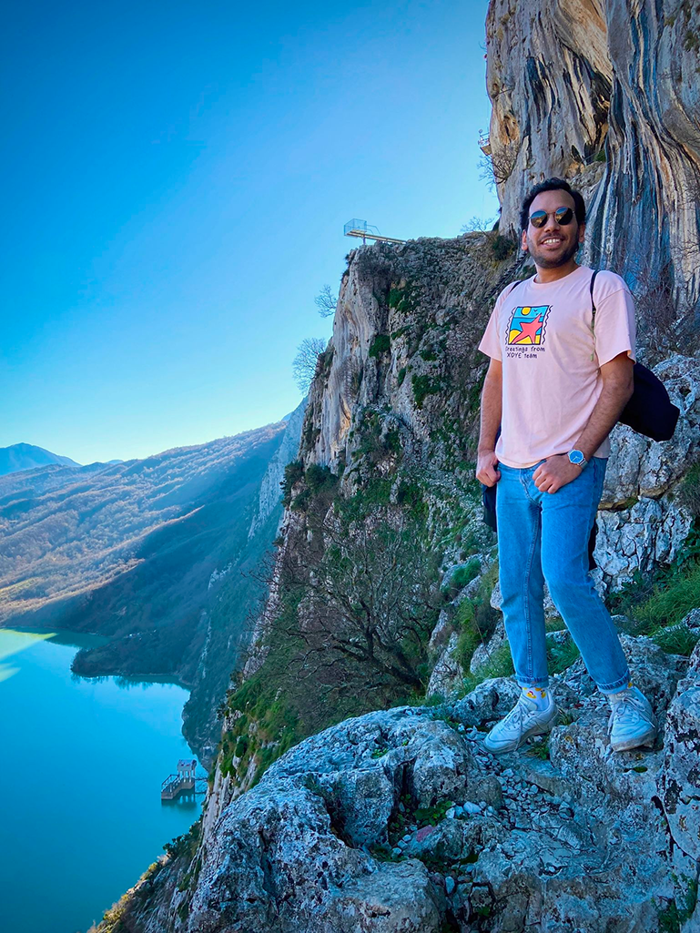 Hiking to the top of Gamti mountain, surrounded by Bovilla’s lake views (around Tirana, Albania)