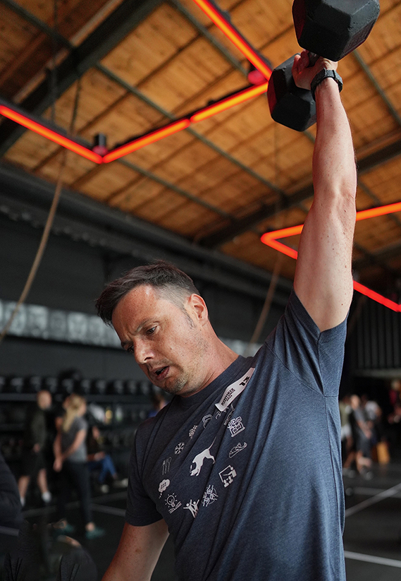 CrossFit forces channels full focus into the practice, leaving little room to extra thoughts