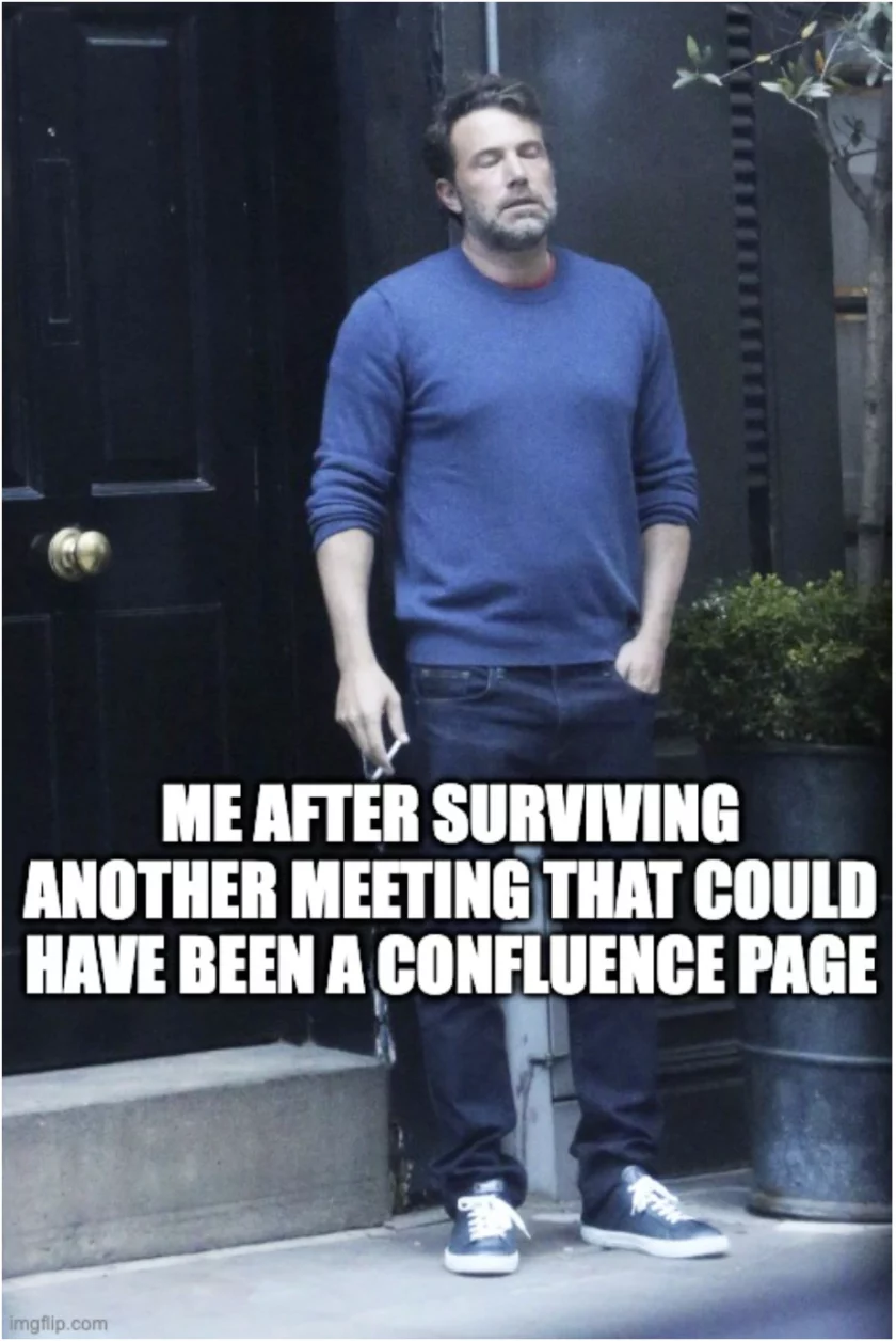 a man standing outside a door