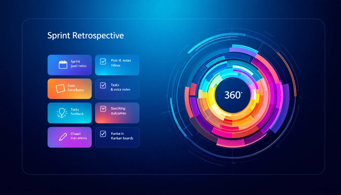 Various tools and techniques used in sprint retrospectives.